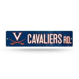 Rico Industries - Virginia Cavaliers Street Sign (16") Hang anywhere you choose. Garage, office, den, man cave, kids room - Multi