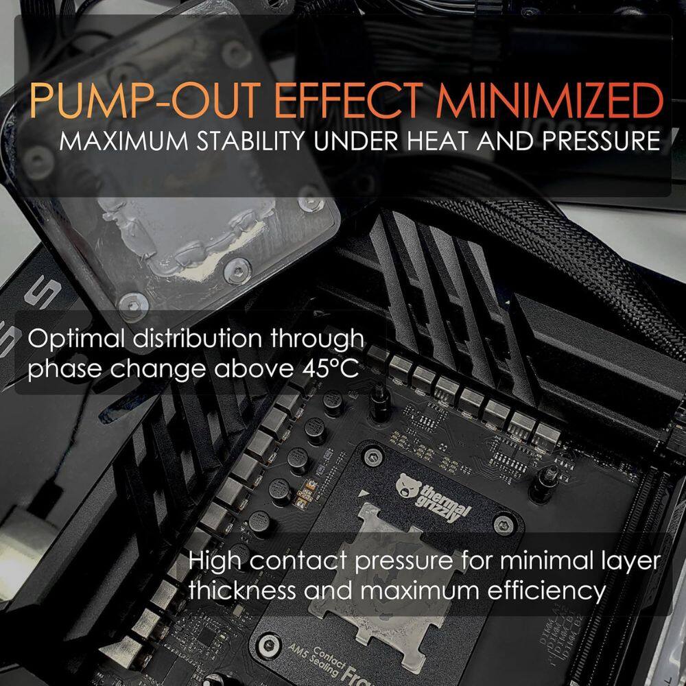 PUMP-OUT EFFECT MINIMIZED  
MAXIMUM STABILITY UNDER HEAT AND PRESSURE  

Optimal distribution through phase change above 45°C  

High contact pressure for minimal layer thickness and maximum efficiency  

B2 AM5 Sealing Fro