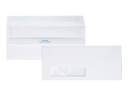 Quality Park - Redi-Seal #10 Window Envelopes, 4 1/8" x 9 1/2", 500/Box - White Wove