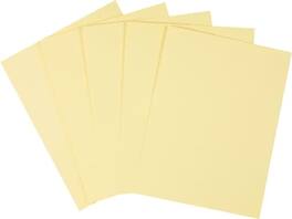 Staples - 67 lb. Cardstock Paper, 8.5" x 11", 250 Sheets/Pack - Yellow