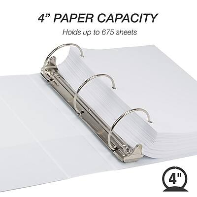 4" PAPER CAPACITY  
Holds up to 675 sheets