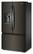 Left. Whirlpool - 36 in. Wide 23 cu. ft. French Door Refrigerator with In-Door Water and Ice - Black Stainless Finish.