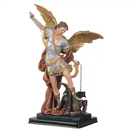 FC Design - 12"H Archangel Michael Saint Michael The Strongest Angel Holy Figurine Statue Desk Tabletop Home Decor Gift - Multi-Color