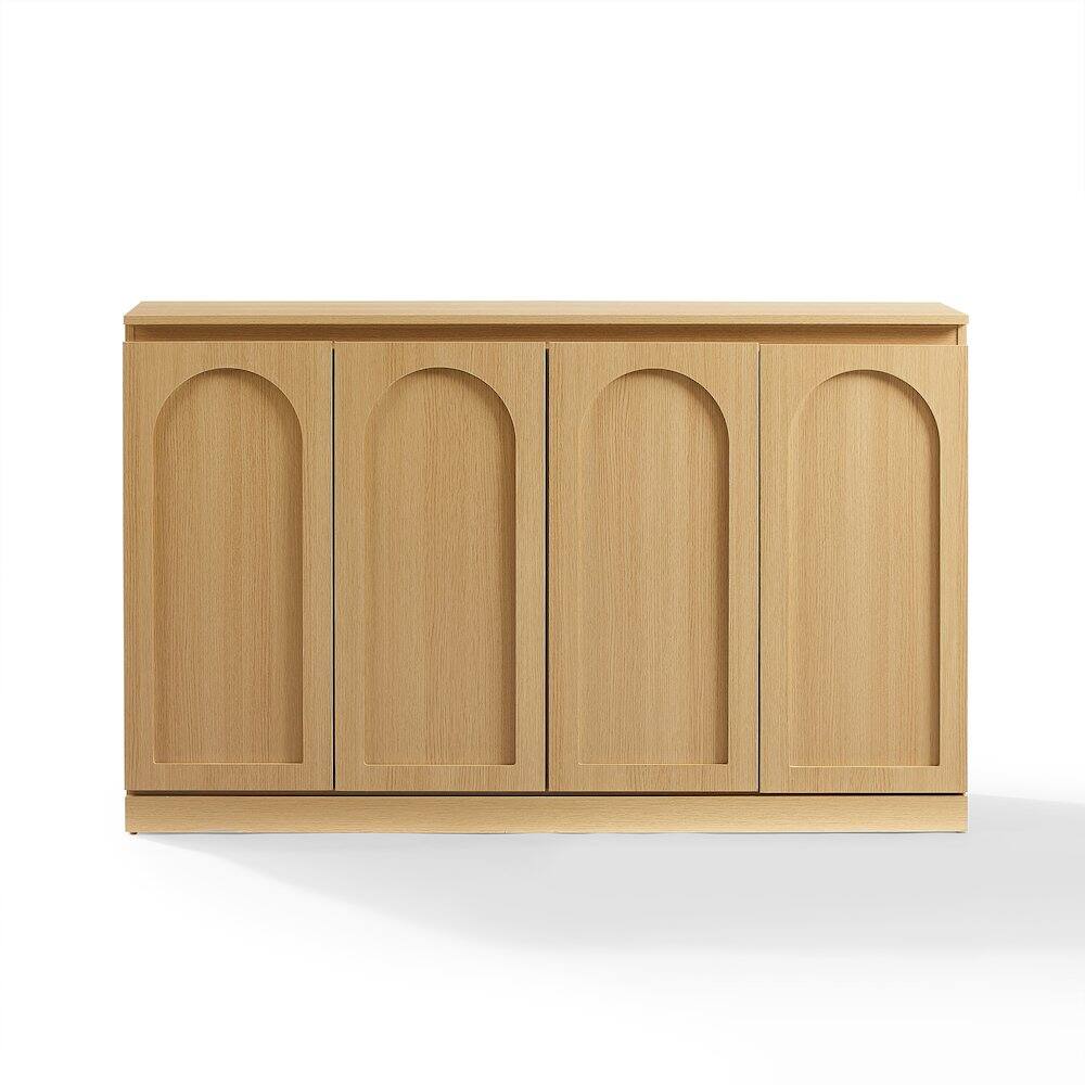Left. Crosley Furniture - Marco Sideboard - Ash.