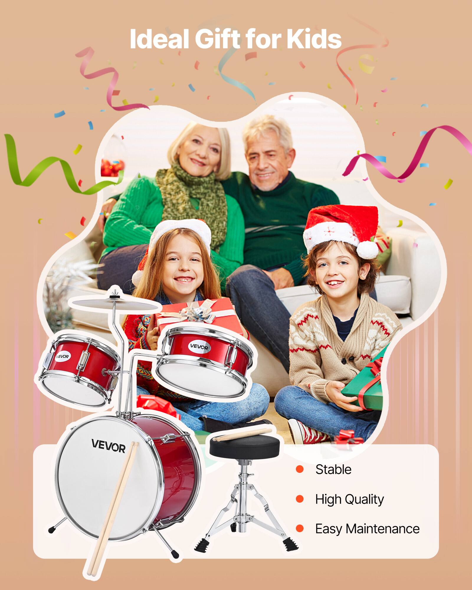 Ideal Gift for Kids

VEVOR

- Stable
- High Quality
- Easy Maintenance