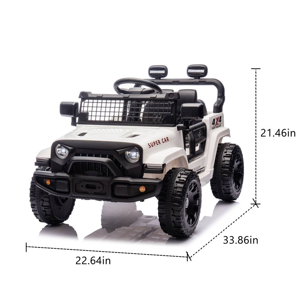 SUPER CAR  
4X4 ROAD  
21.46in  
33.86in  
22.64in