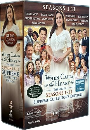 Front. When Calls the Heart Seasons 1-11 DVD.