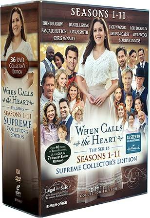 Front. When Calls the Heart Seasons 1-11 DVD.