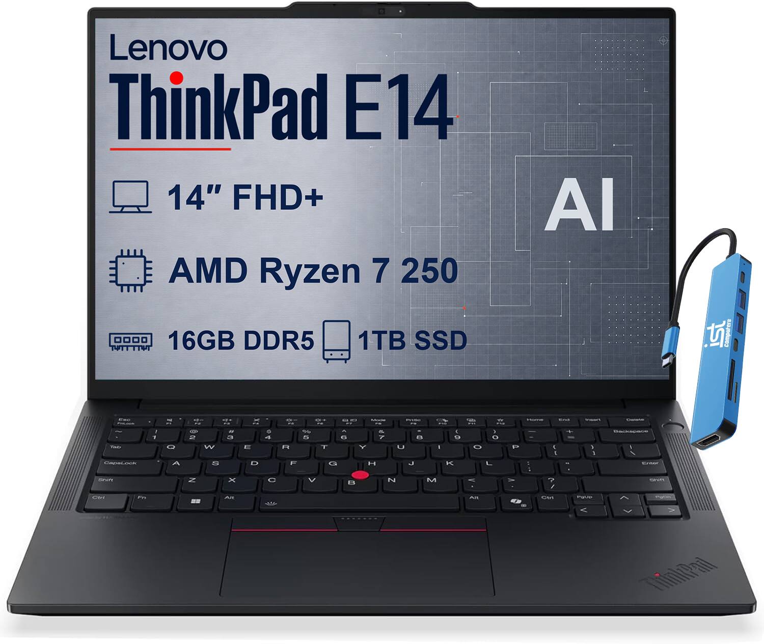 Lenovo ThinkPad E14 14" FHD+ AMD Ryzen 7 2500U  
16GB DDR5  
1TB SSD  
AI  
ist Computers  
2016
