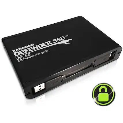 KANGURU DEFENDER SSD™
USB 3.0
AES Hardware Encryption