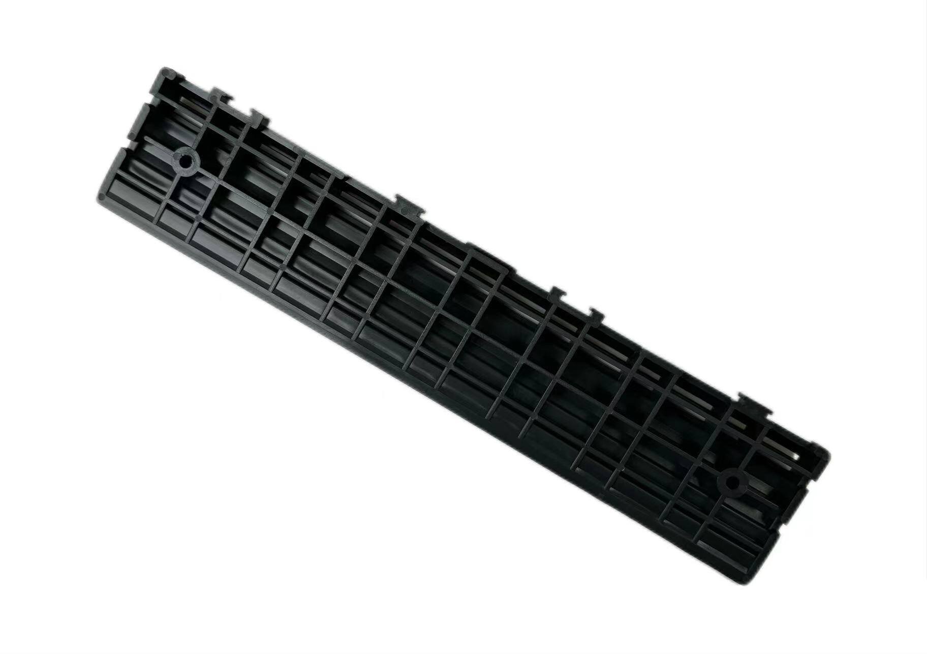 Back. Mondawe - Splicing Plastic Floors,60 Edge Sealing Strips and 4 Corners - Dark Gray.
