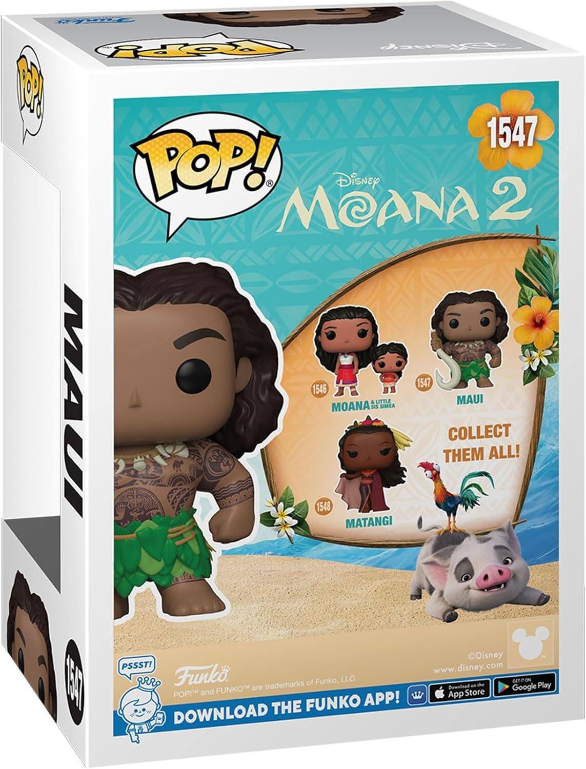 Funko Pop! Moana : Maui with Fish Hook Multicolor FU79737 - Best Buy