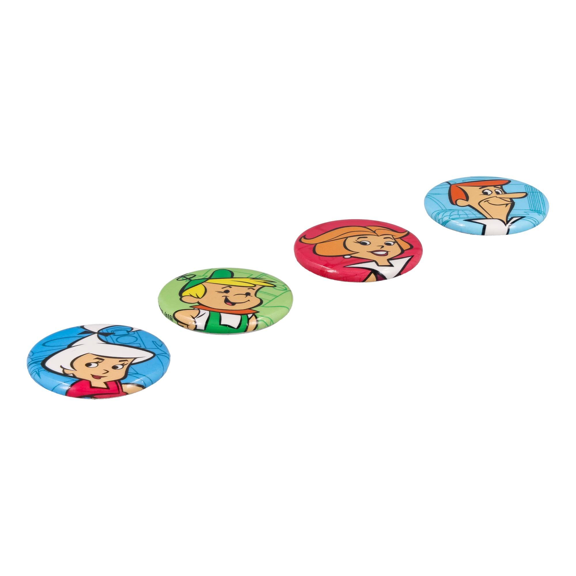 Alt View 2. Crowded Coop - Hanna-Barbera The Jetsons Magnet 4-Pack - Multi-Color.