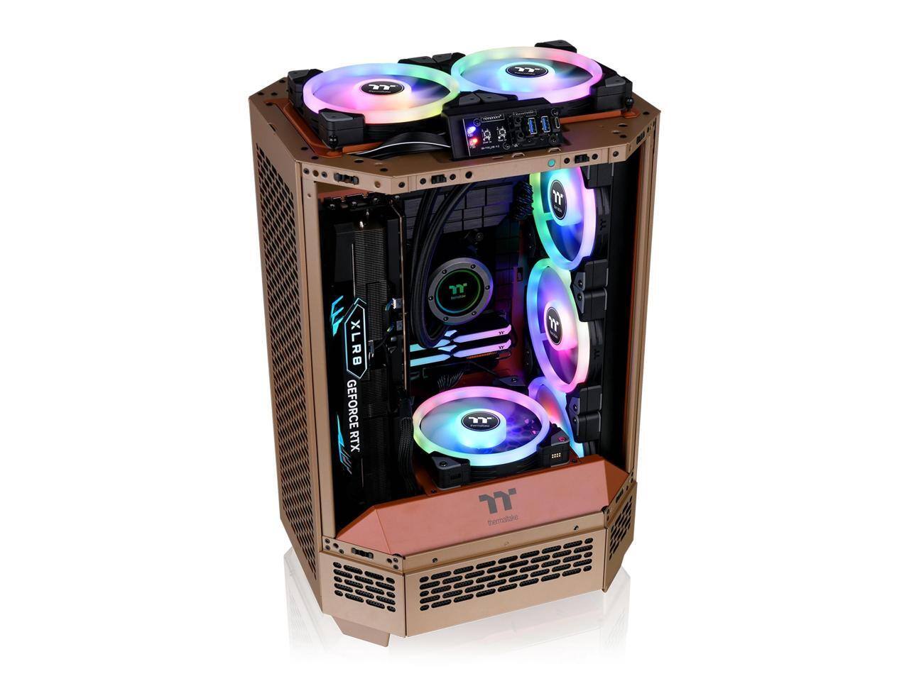 Thermaltake Tower 300 Gravel Sand Micro ATX Case, 2x140mm Fan