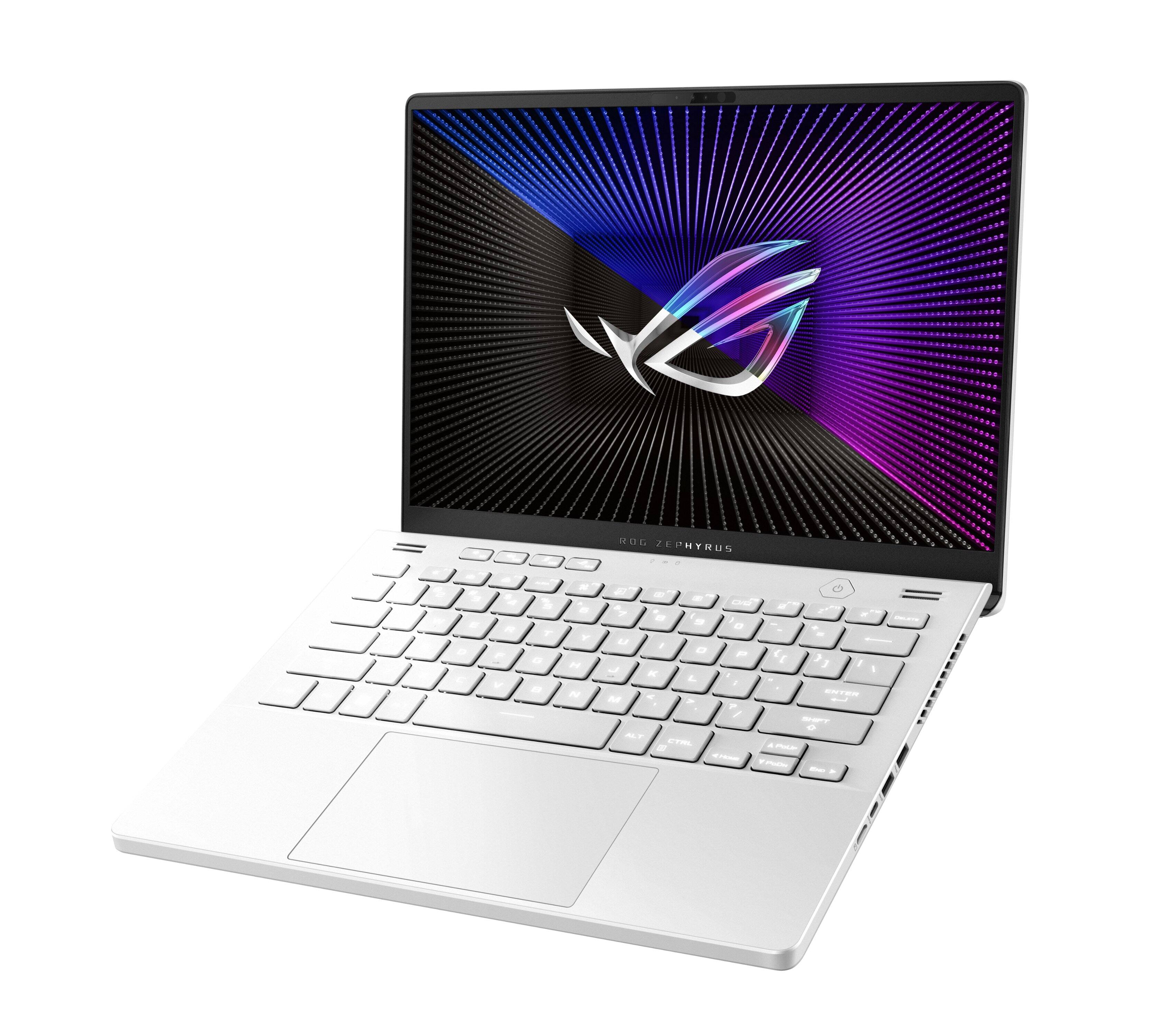 Alt View 4. ASUS - ROG Zephyrus 14" 165Hz Gaming Laptop QHD - AMD Ryzen 9 7940HS with 32GB Memory - NVIDIA GeForce RTX 4090 - 1TB SSD - White.