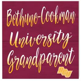 Jardine - Bethune-Cookman Wildcats 10'' x 10'' Grandparent Plaque - Maroon