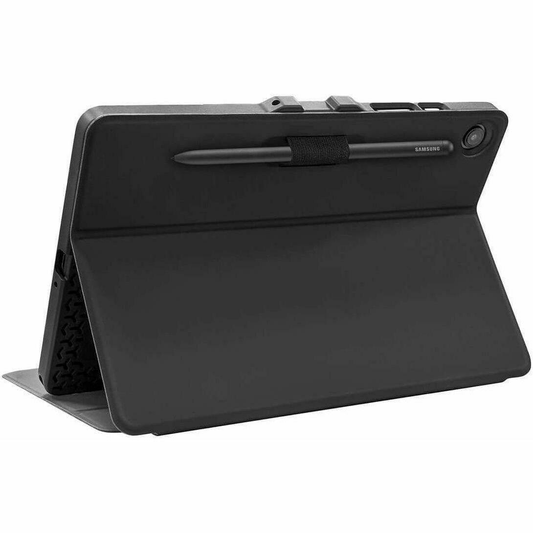 Alt View 1. Targus - Targus Click-In THZ957GL Carrying Case (Folio) for 10.9" Samsung Galaxy Tab A9+ Tablet - Black - Drop Resistant, Bump - Black.
