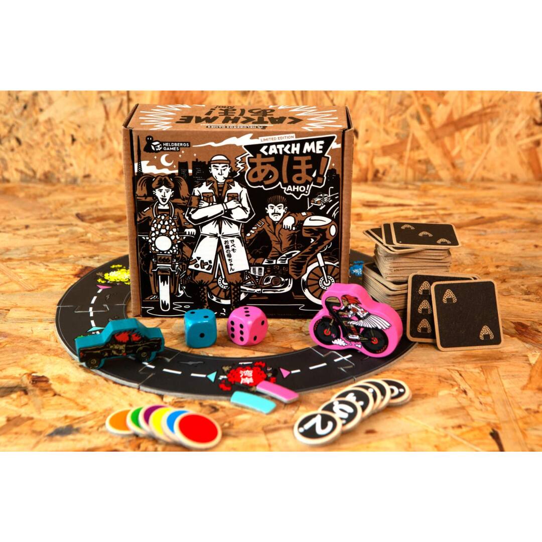 FC! K CATCH ME C...... .O. ......... LIMITED EDITION HELDEROS GAMES <ATCH ME AO! 666    A A A A A  02 2.