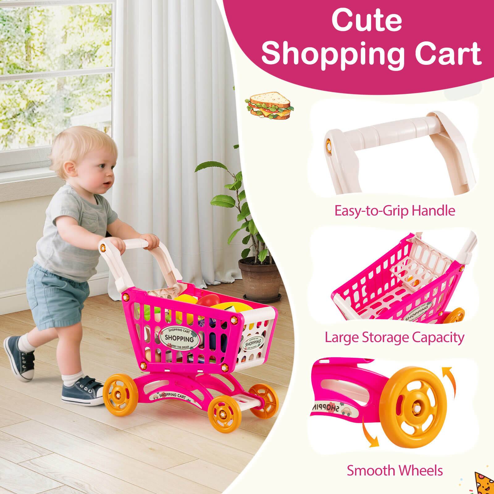 Cute Shopping Cart

- Easy-to-Grip Handle
- Large Storage Capacity
- Smooth Wheels