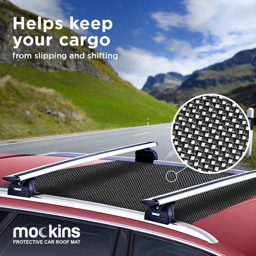Helps keep your cargo from slipping and shifting

mockins
PROTECTIVE CAR ROOF MAT