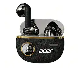 Acer - wireless earbuds: low latency, automatic connection, large-capacity battery, long battery life, Hi-Fi sound quality - Black