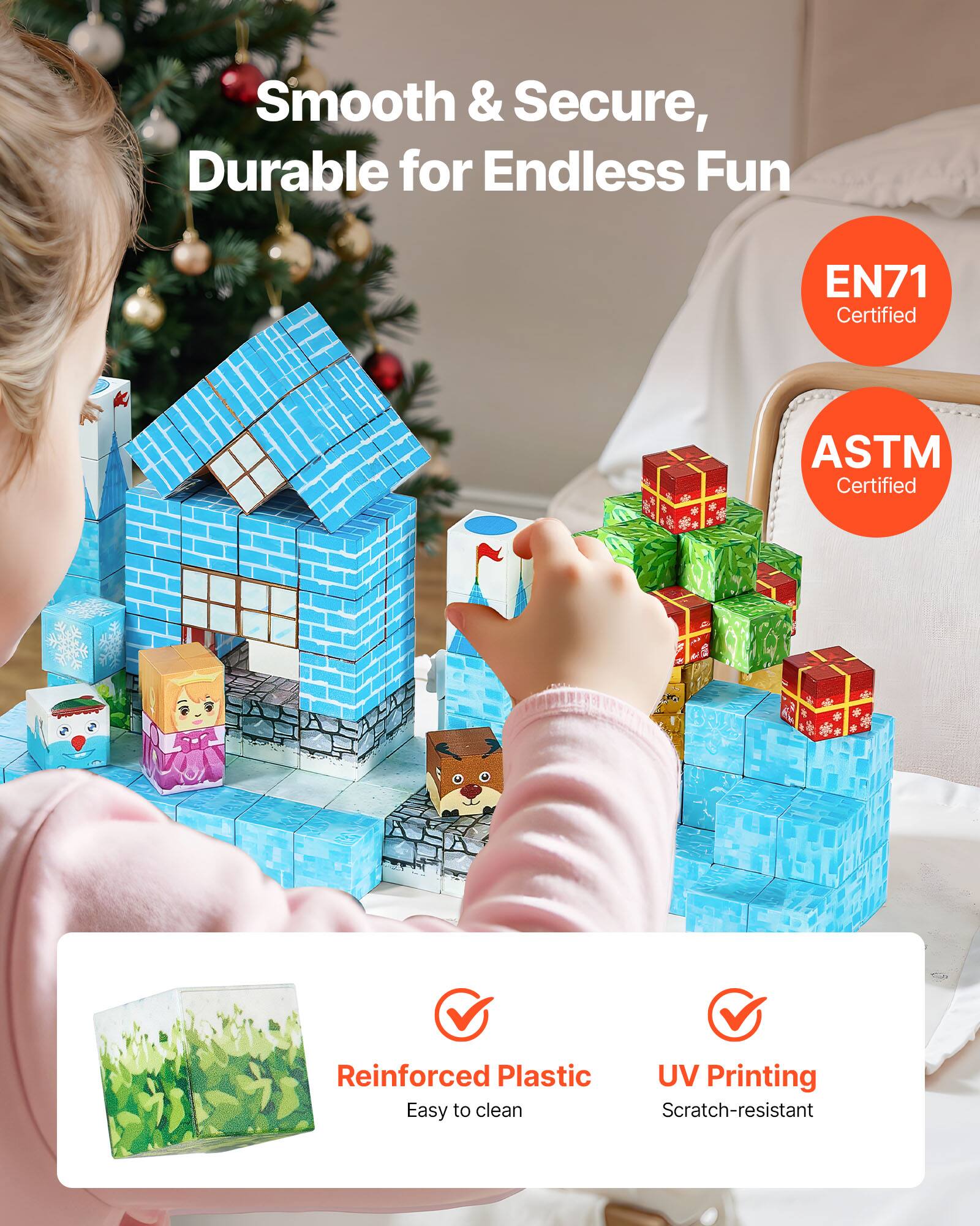 Smooth & Secure, Durable for Endless Fun
EN71 Certified
ASTM Certified
Reinforced Plastic
UV Printing
Easy to clean
Scratch-resistant