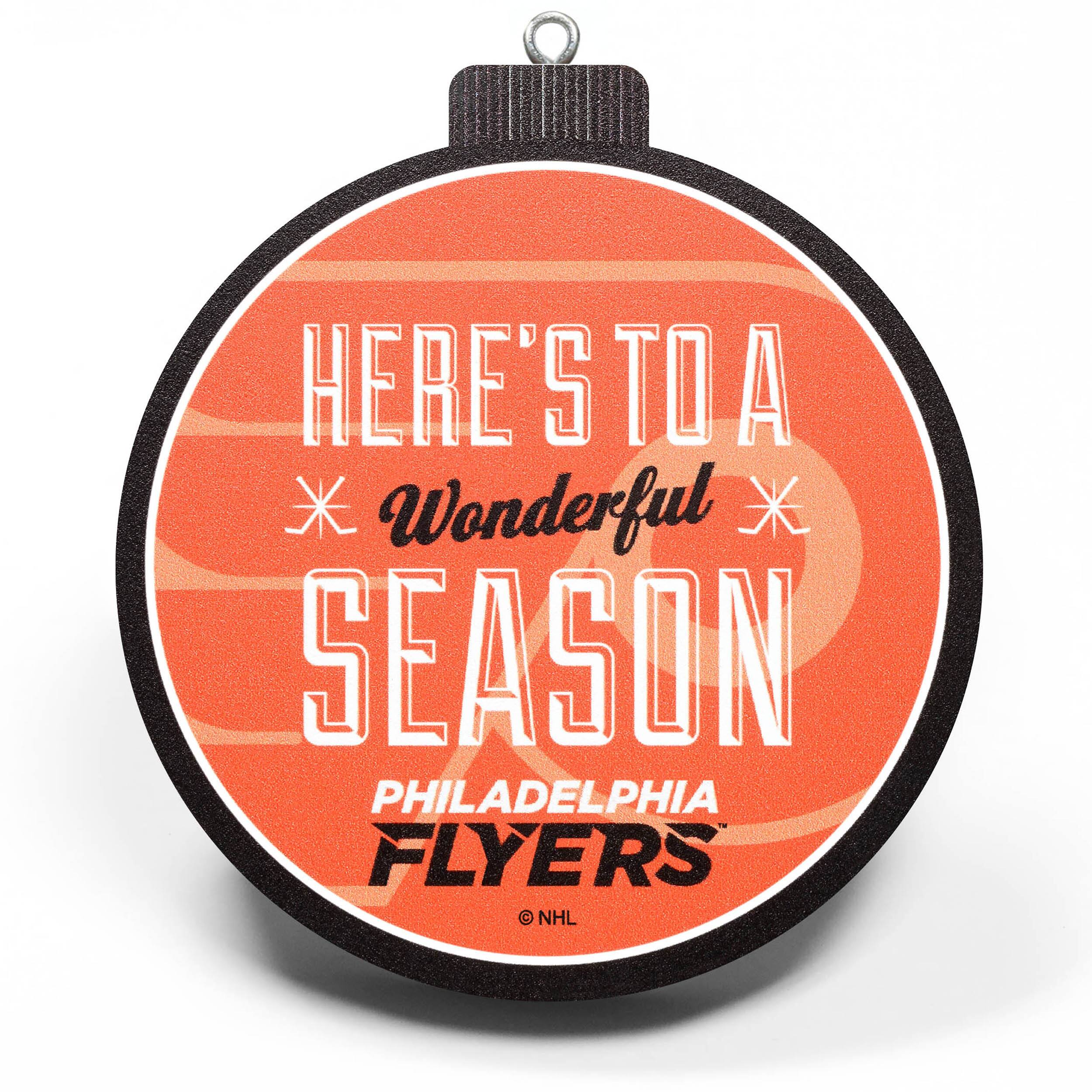 Here's to a  
Wonderful  
Season  

Philadelphia Flyers  
© NHL