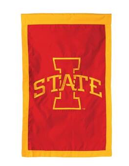 Evergreen Decor - Iowa I State Cyclones 28x44 Double Sided Banner Flag - Multi