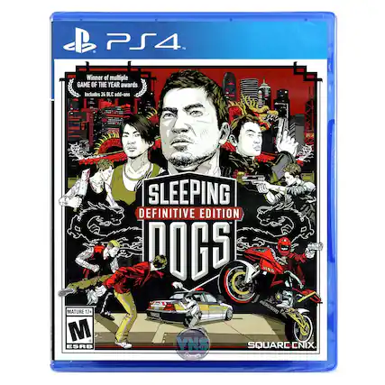 PS4 - Winner of multiple GAME OF THE YEAR awards
Includes 24 DLC add-ons
MATURE 17+
ESRB
SLEEPING DOGS DEFINITIVE EDITION
SQUARE ENIX - M (Mature 17+)