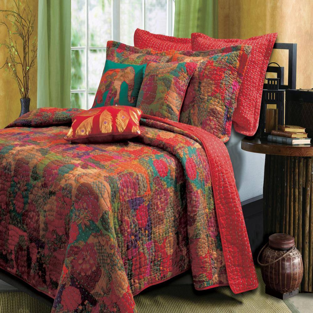 Front. Greenland Home Fashions - Greenland Home Fashion Jewel Accessory Throw Blanket - Multi 50x60" - Multi.