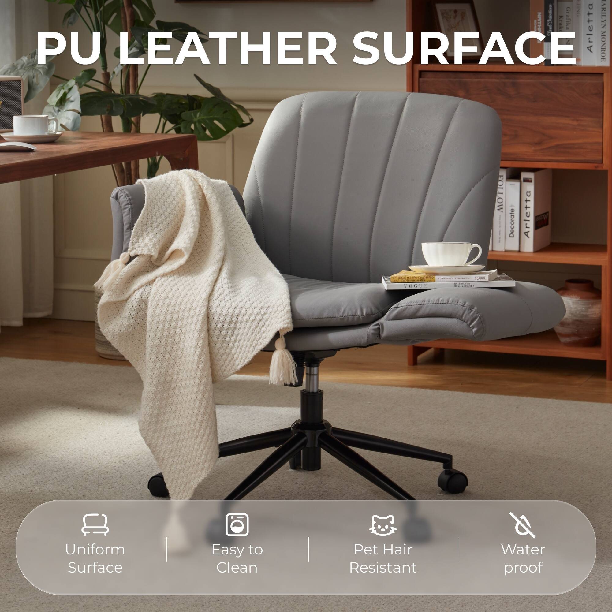 ARILYN NATHR krak Grafik PU LEATHER SURFACE Arletta MONROE FOL MO

Decorate Arletta

Uniform Surface
Easy to Clean
Pet Hair Resistant
Water proof