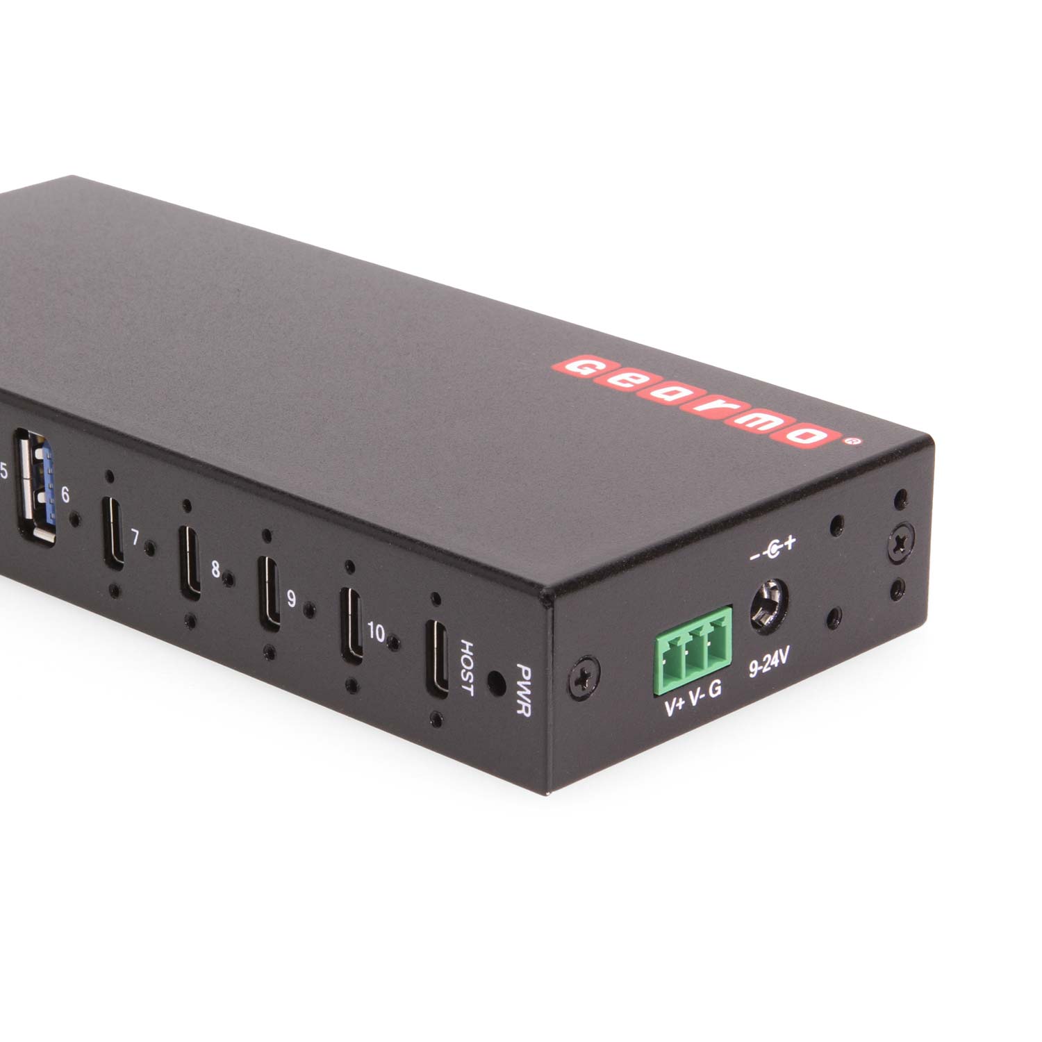 5 6 Geormo 7 8 9 10 HOST PWR -+ 9-24V V+V-G V- G V+