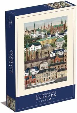 Martin Schwartz - 1000 Piece Jigsaw Puzzle for Adults – Cityscape Illustration of Danmark