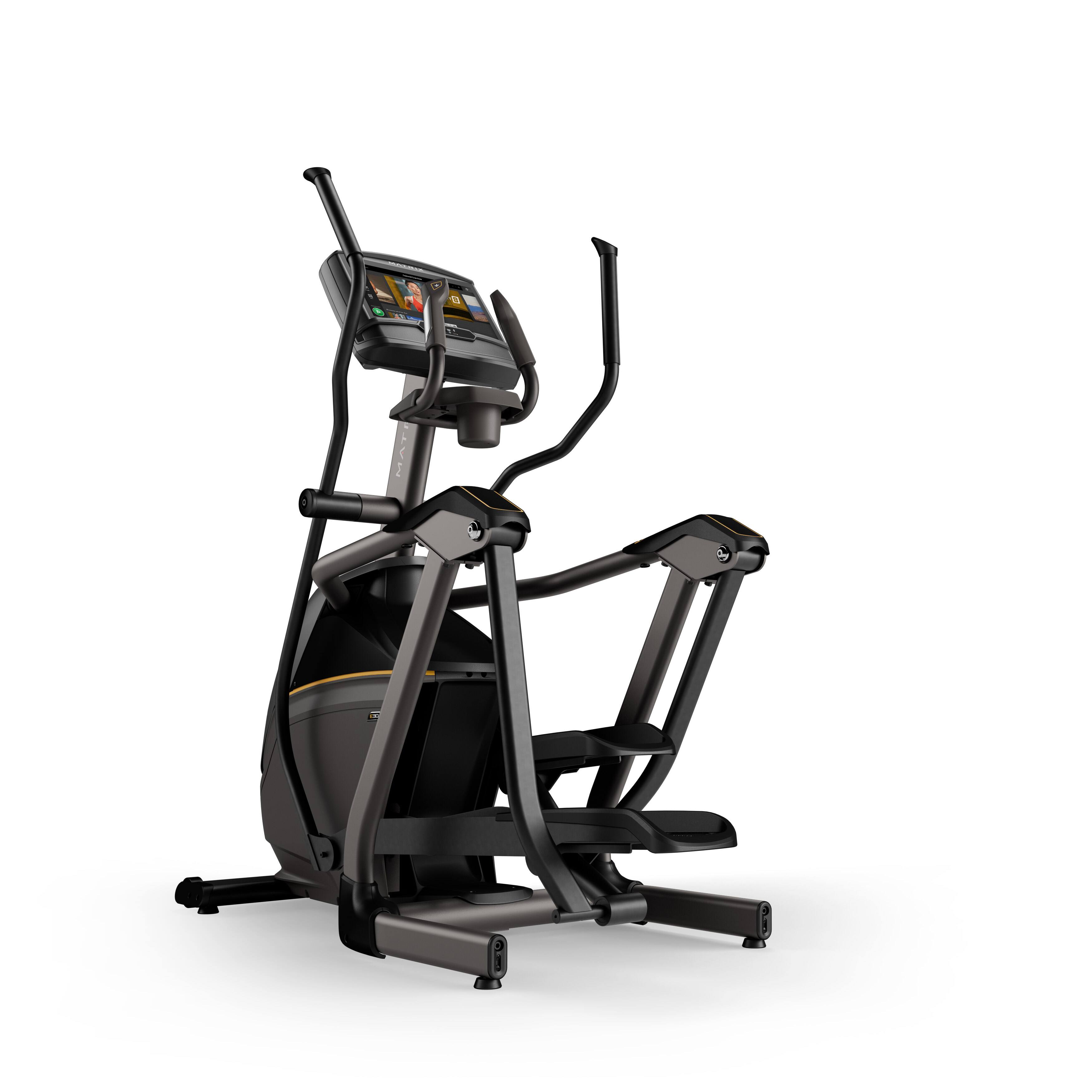 Alt View 12. Matrix - E30 Elliptical with 16" XIR Console - Black.