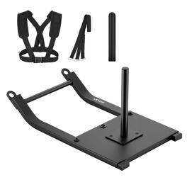 VEVOR - Weight Sled, Steel Power Sled,Fitness Strength Training Sleds for Athletic Exercise Speed Improvement, Fitness Equipment - Black