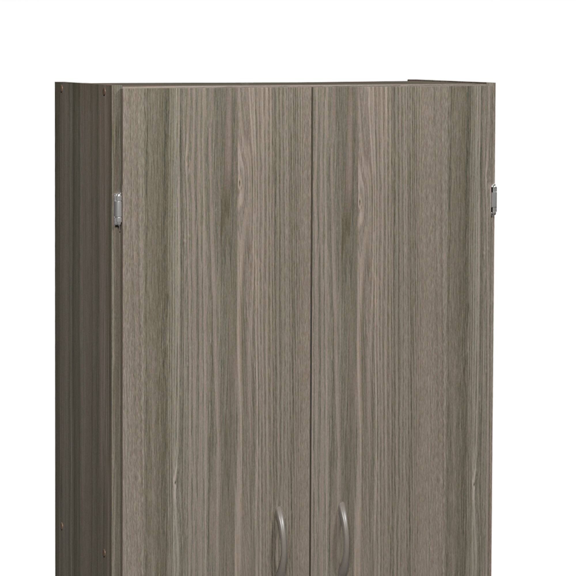 Alt View 3. ClosetMaid - ClosetMaid Pantry Cabinet Cupboard with Adjustable Shelves for Kitchen, Gray - Natural Gray.
