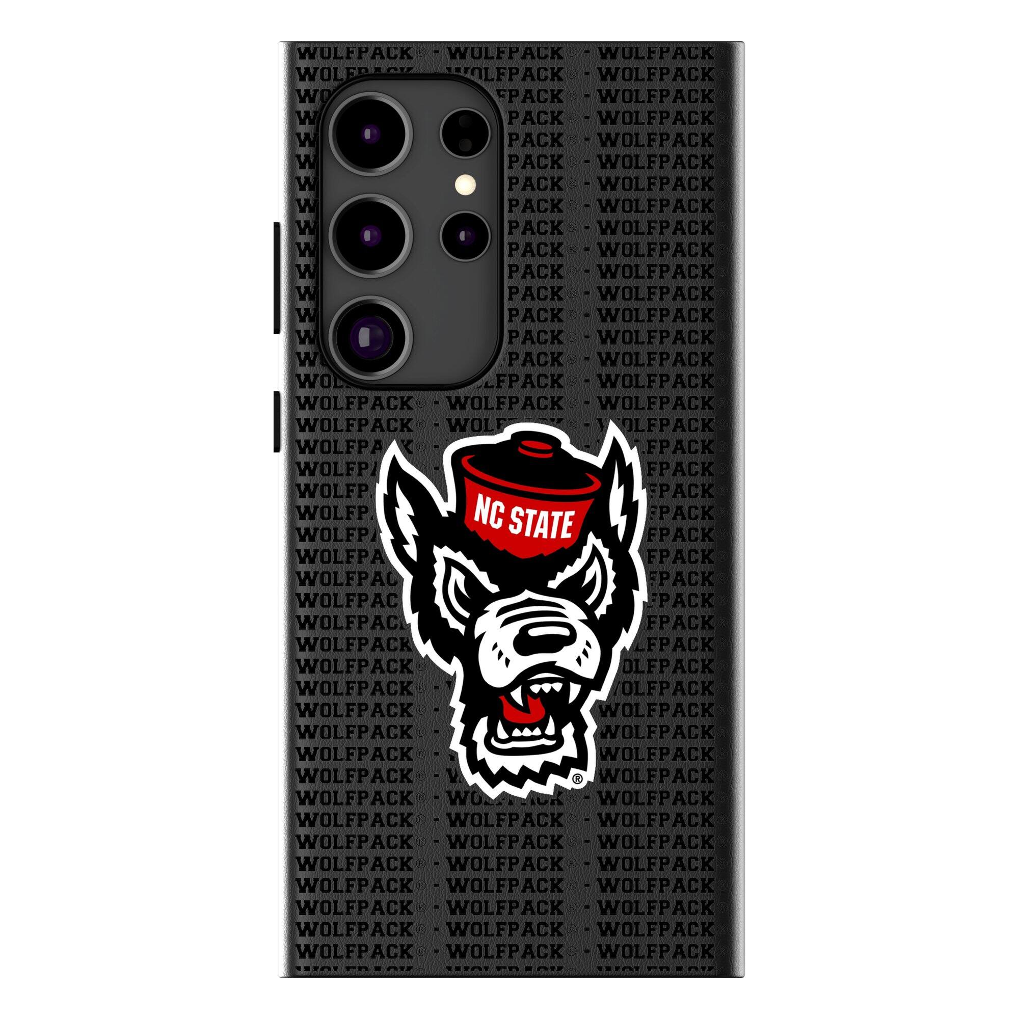 Keyscaper - NCAA - NC State Wolfpack Text Backdrop Galaxy Magnetic Bump Case - S25 - Black price history on PriceWatchPro