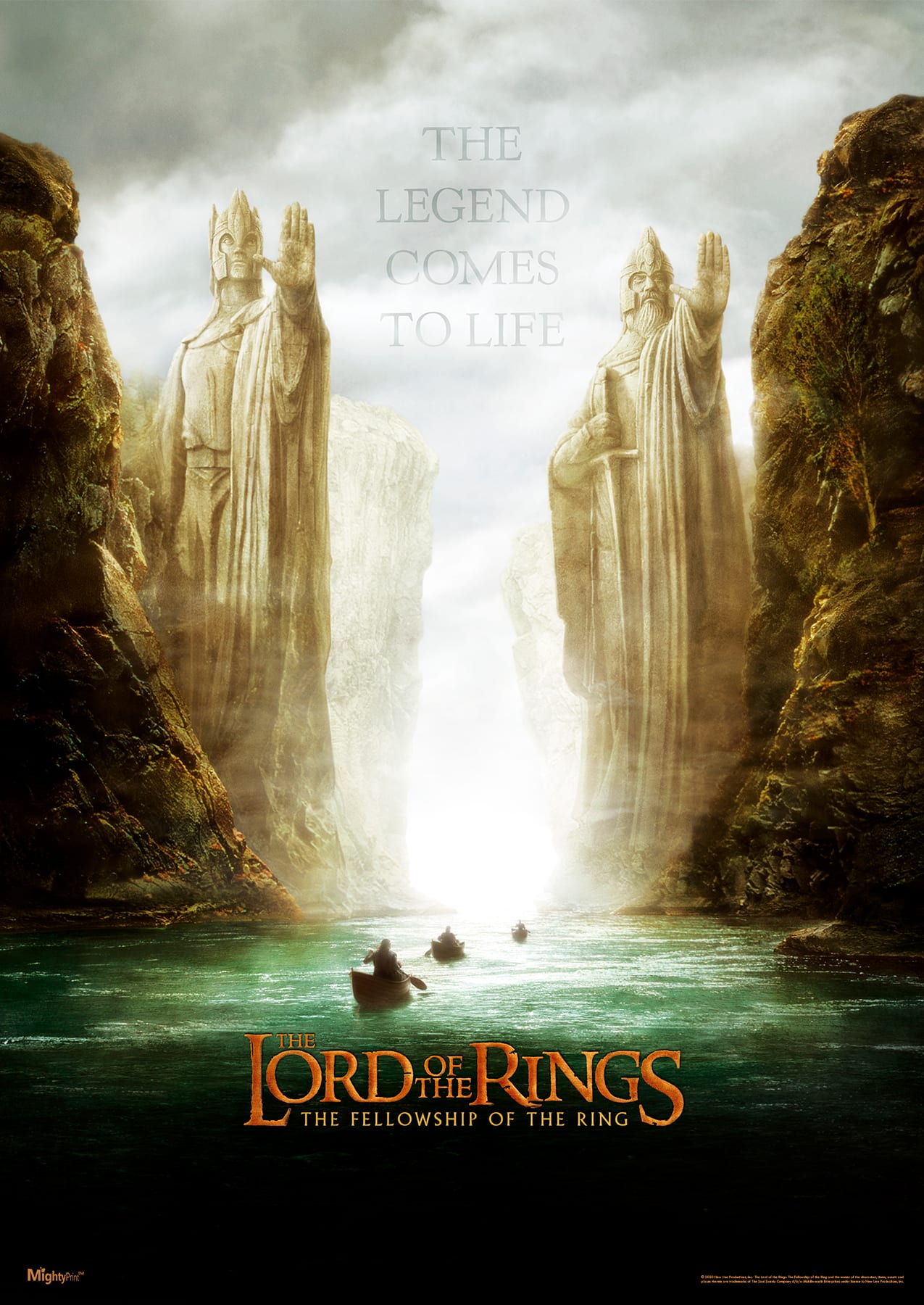 Trend Setters - The Lord of the Rings Trilogy (The Fellowship Of The Ring) MightyPrint™ Wall Art - Multicolor