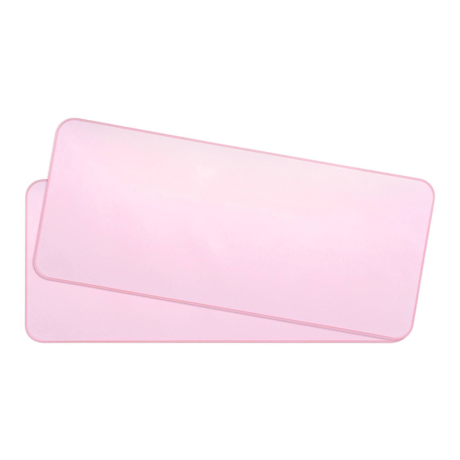 Front. Unique Bargains - 2pcs Universal Silicone Keyboard Protector Skin for 13.3"-14" Laptop Notebook, 12.5 x 5.2 Inch Ultra Thin Cover - Pink.