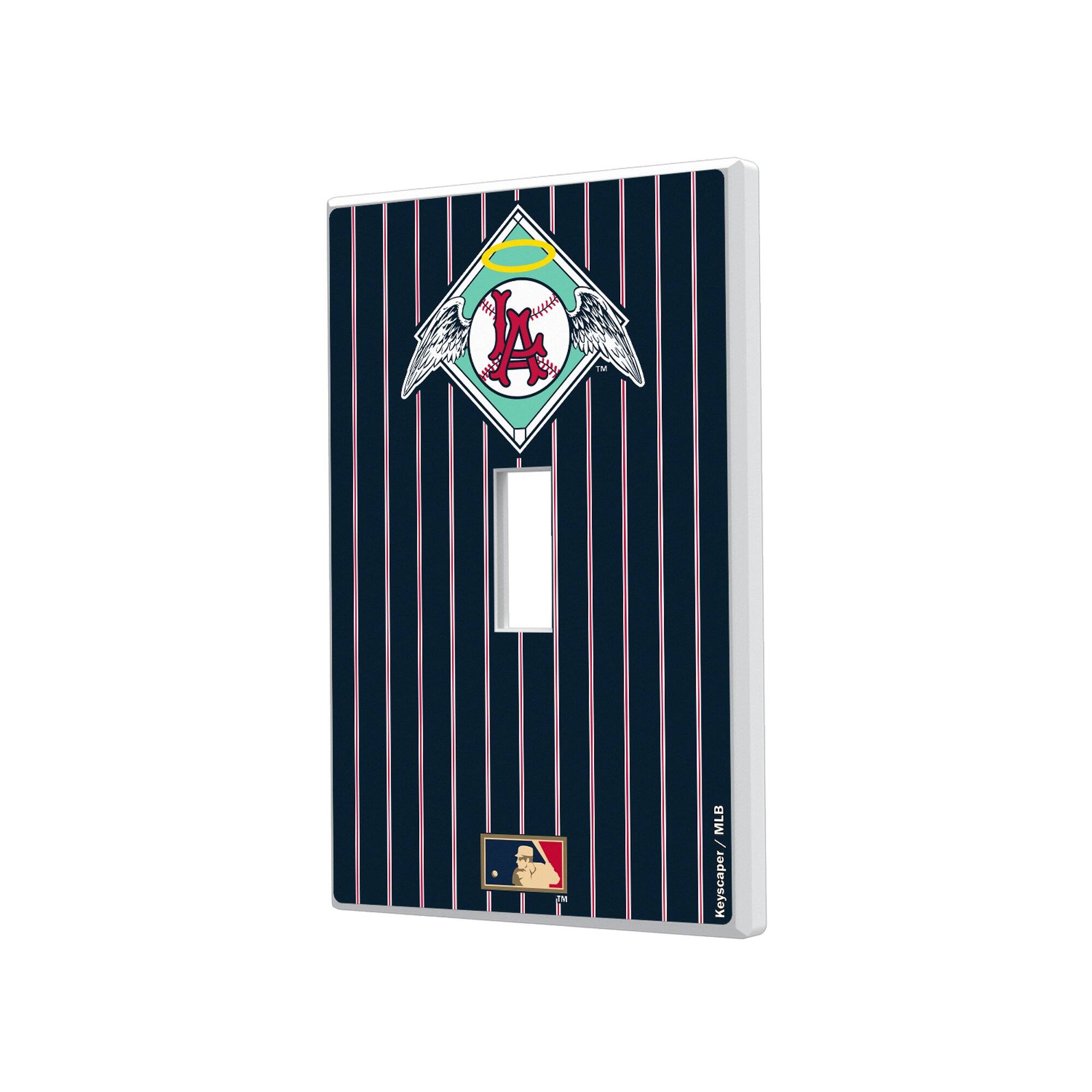 Keyscaper - Los Angeles Angels 1961-1965 Cooperstown Pinstripe Single Toggle Light Switch Plate - Multicolor price history on PriceWatchPro