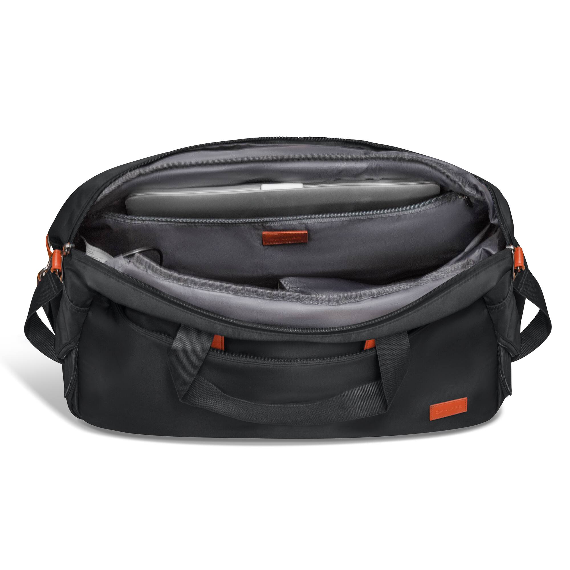 Alt View 2. Champs - Vintage Weekender Duffel Bag - Black.