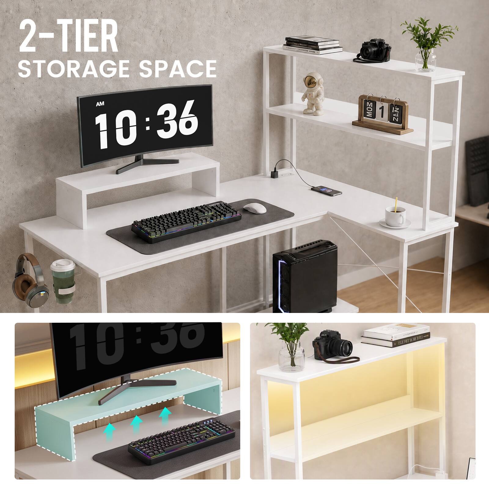 2-TIER STORAGE SPACE  
AM 10:36  
MOZ  
1  
NAZ  
10:30  
LAEBENTIFILLI