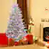 Alt View 11. Costway - 7 FT Flocked Christmas Tree with 8 Lighting Modes 350 Multi-Color LED Lights - Green/White.