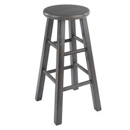 FurniFact - 24 Inch Counter Stool - Rustic Gray