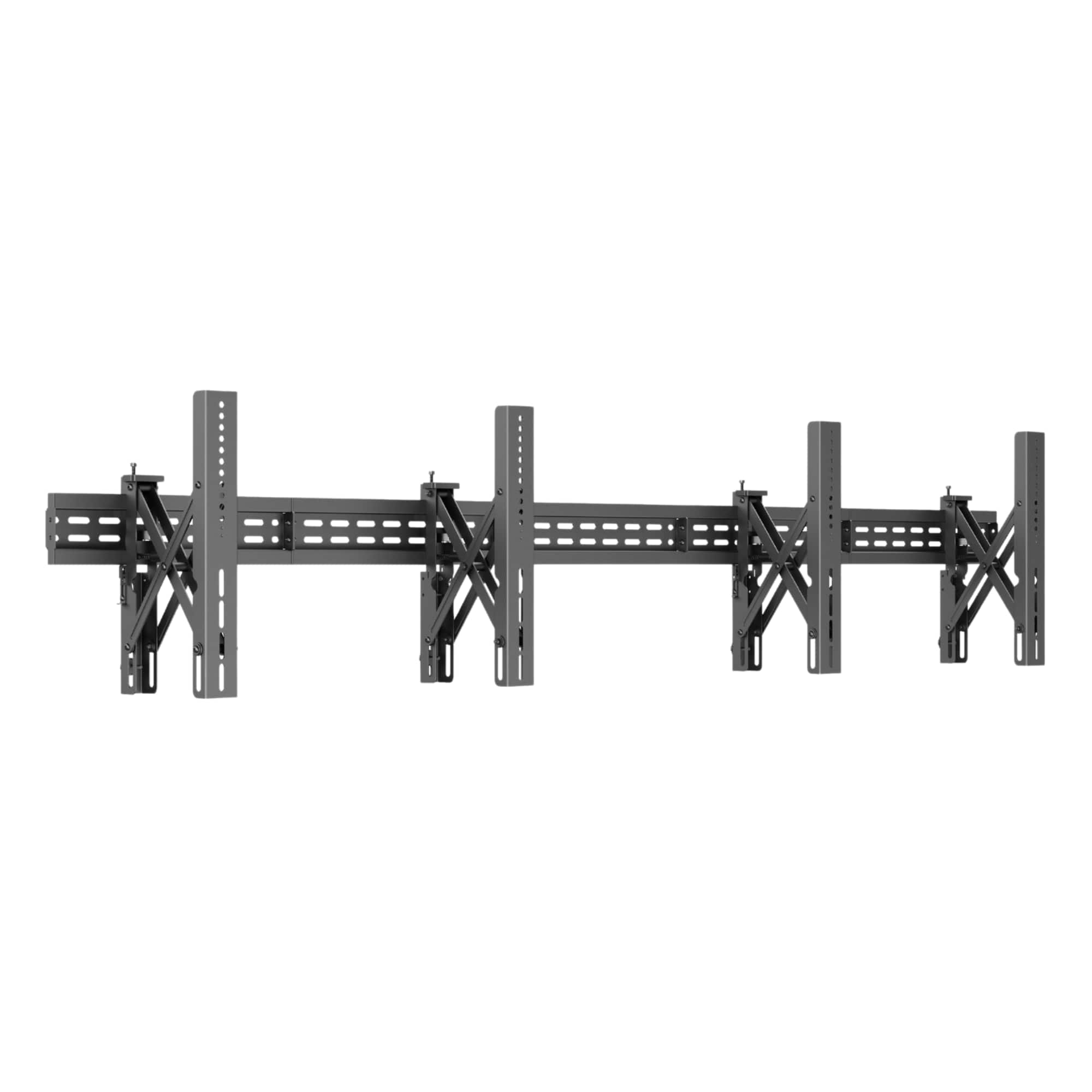 J-Tech Digital - 1x2 TV Wall Mount Kit (37” – 65”) - Black