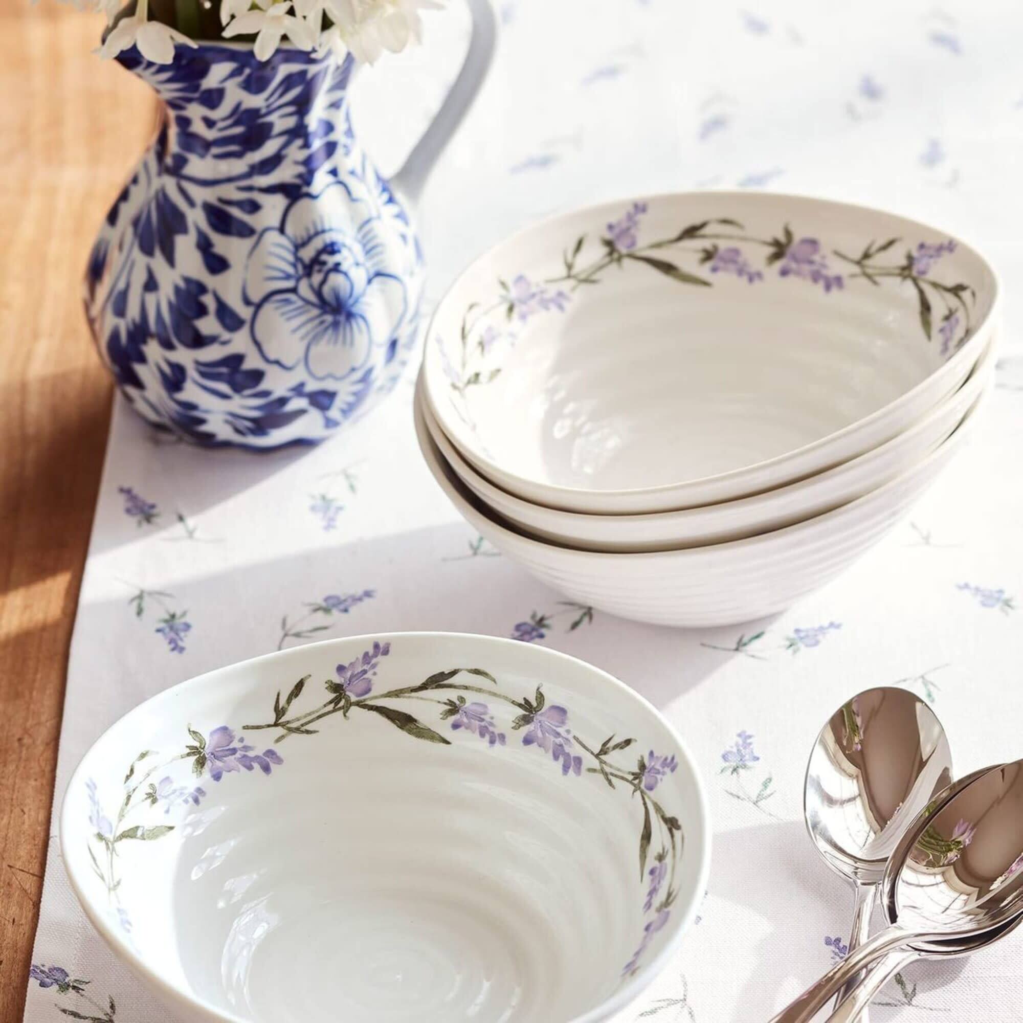 Alt View 1. Portmeirion - Portmeirion Sophie Conran Lavandula 12-Piece Dinnerware Set - White.