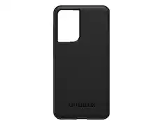 Front. OtterBox - Otter Box Symmetry Drop with 3X Tested Lasting Antimicrobial Case Protection Case For Samsung Galaxy S21 FE 5G | Color: - Black.