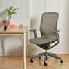 Front. Branch Furniture - Aire Chair – Sleek, Lightweight Ergonomic Design with Full Adjustability & Breathable Comfort - Hunter.