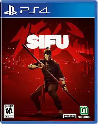 PS4
SIFU
MATURE 17+
ESRB
SLOCLAP
MICROIDS - M (Mature 17+)