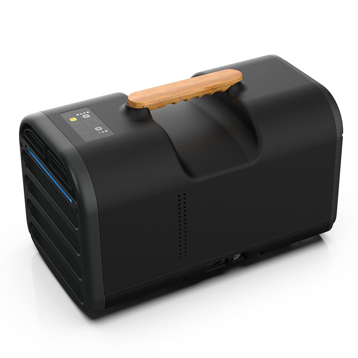 Alt View 1. COWLOWN - 4500 BTU Portable Air Conditioner 4-in-1 Cooling Dry Fan Remote Control 110V Black.